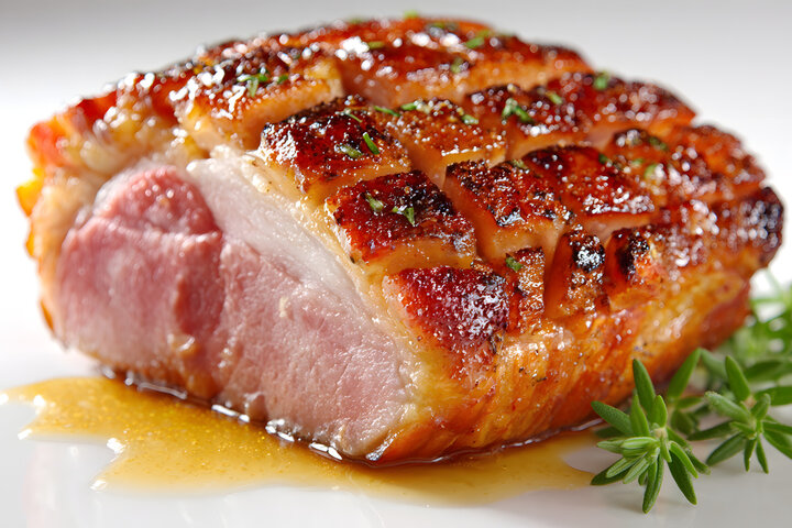 砂糖や細かく刻んだ蜂蜜を牛肉になじませて保水力を高める工程